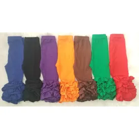 Solid Icing Ruffle Leggings