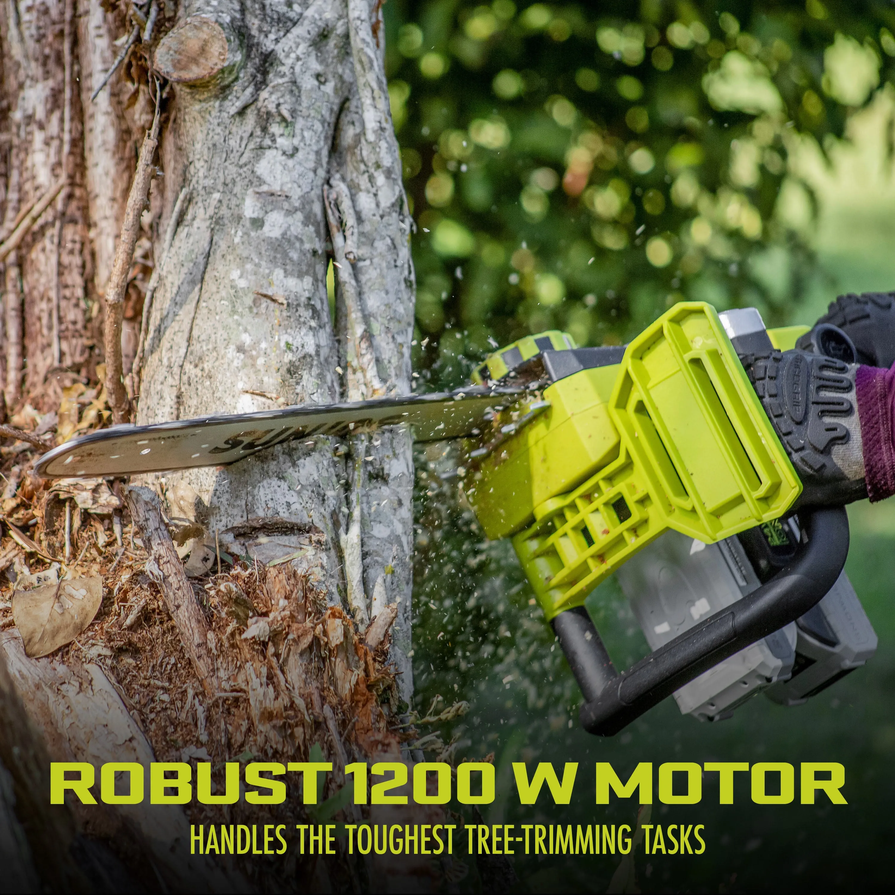 Sun Joe 24V-X2-CS16 48-Volt* IONMAX Cordless Chain Saw Kit | 16-inch | W/ 2 x 2.0-Ah Batteries   Charger