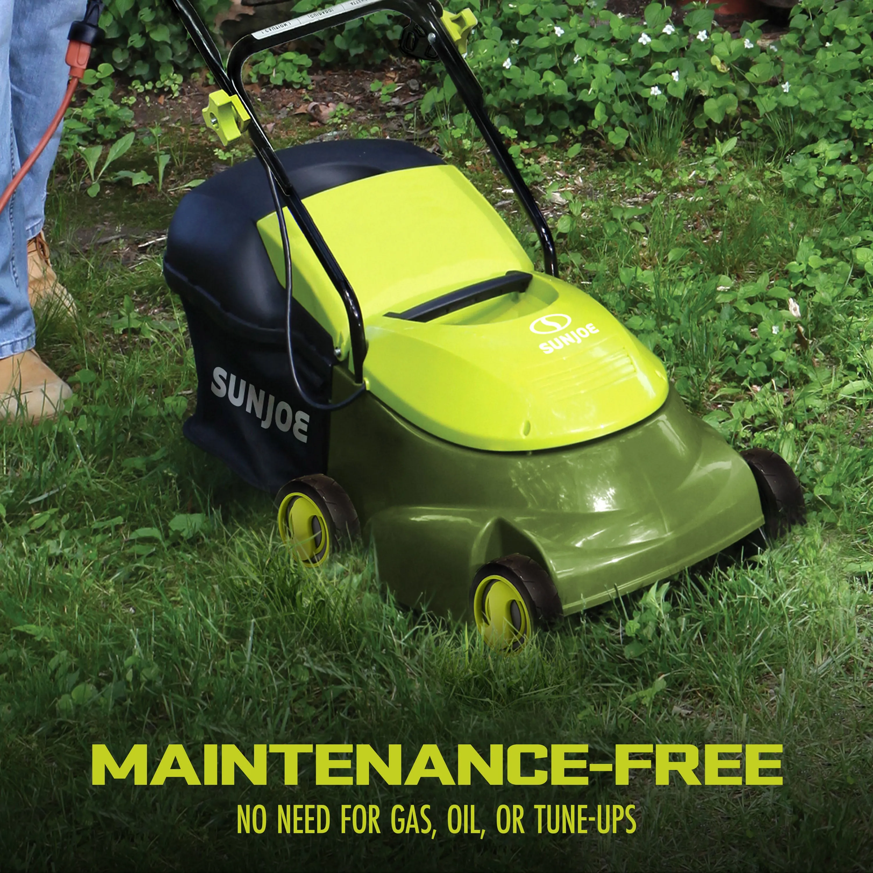 Sun Joe MJ401E-PRO Electric Lawn Mower| 14-inch | 13-Amp | Side Discharge Chute