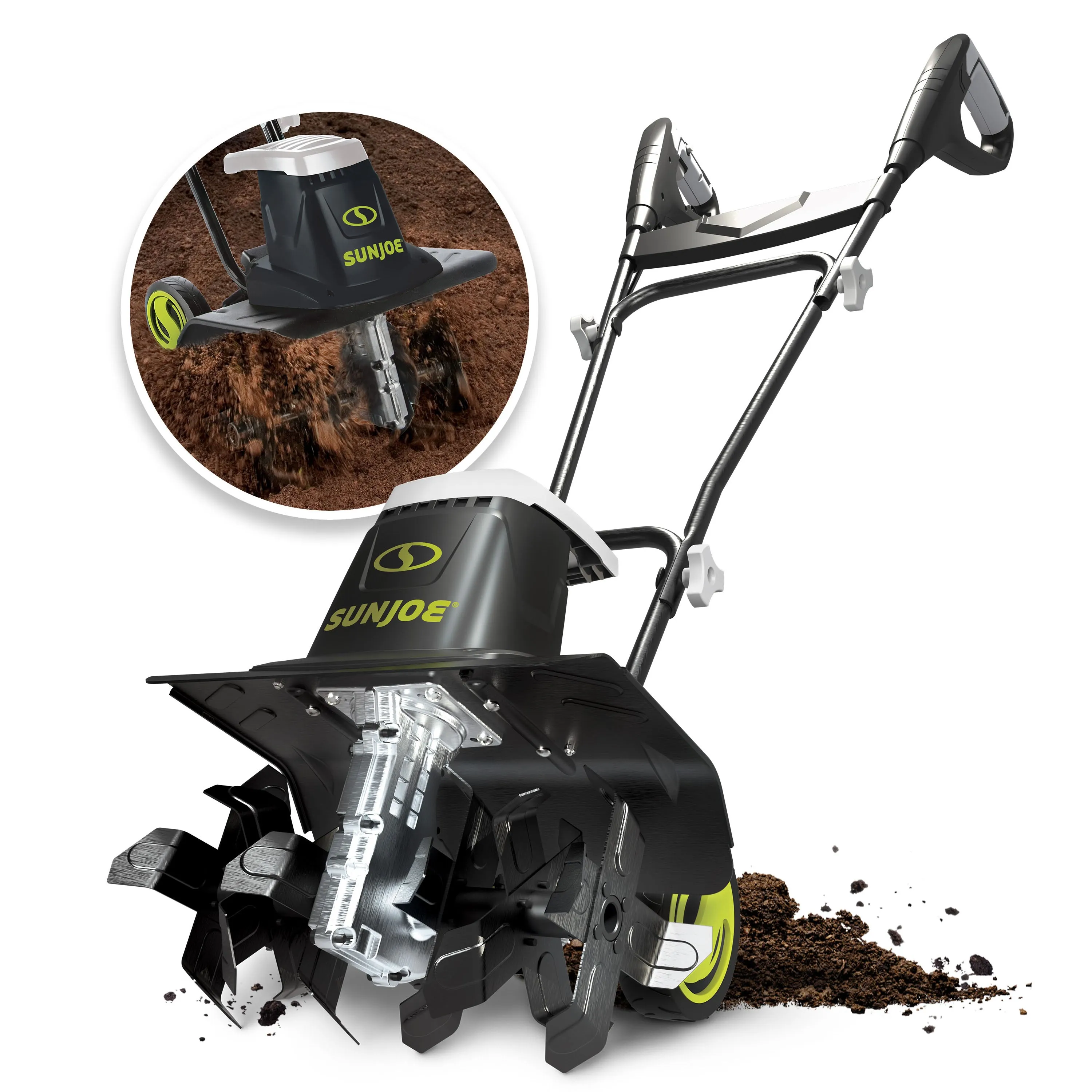 Sun Joe TJ604E Electric Garden Tiller   Cultivator | 16-Inch | 13.5-Amp