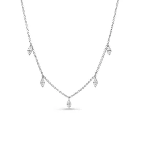 The Modern Marquise Diamond Necklace