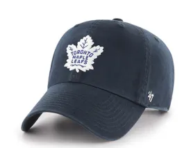 Toronto Maple Leafs Adult 47 Brand Blue Clean Up Adjustable Hat