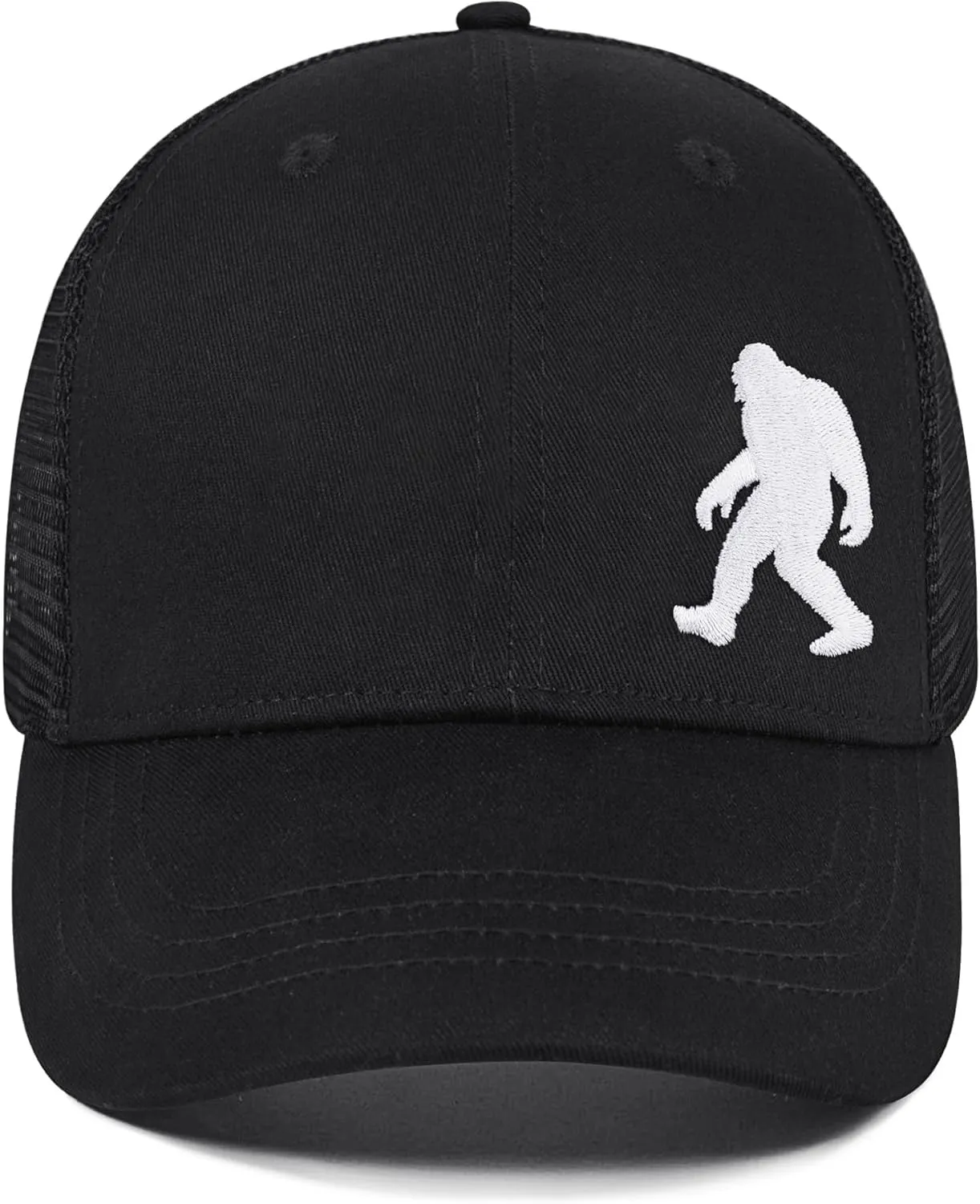 Wild Bigfoot Trucker Hats for Men & Women - Great Mens Snapback Hats, Perfect for Bigfoot Gifts Sasquatch Gifts