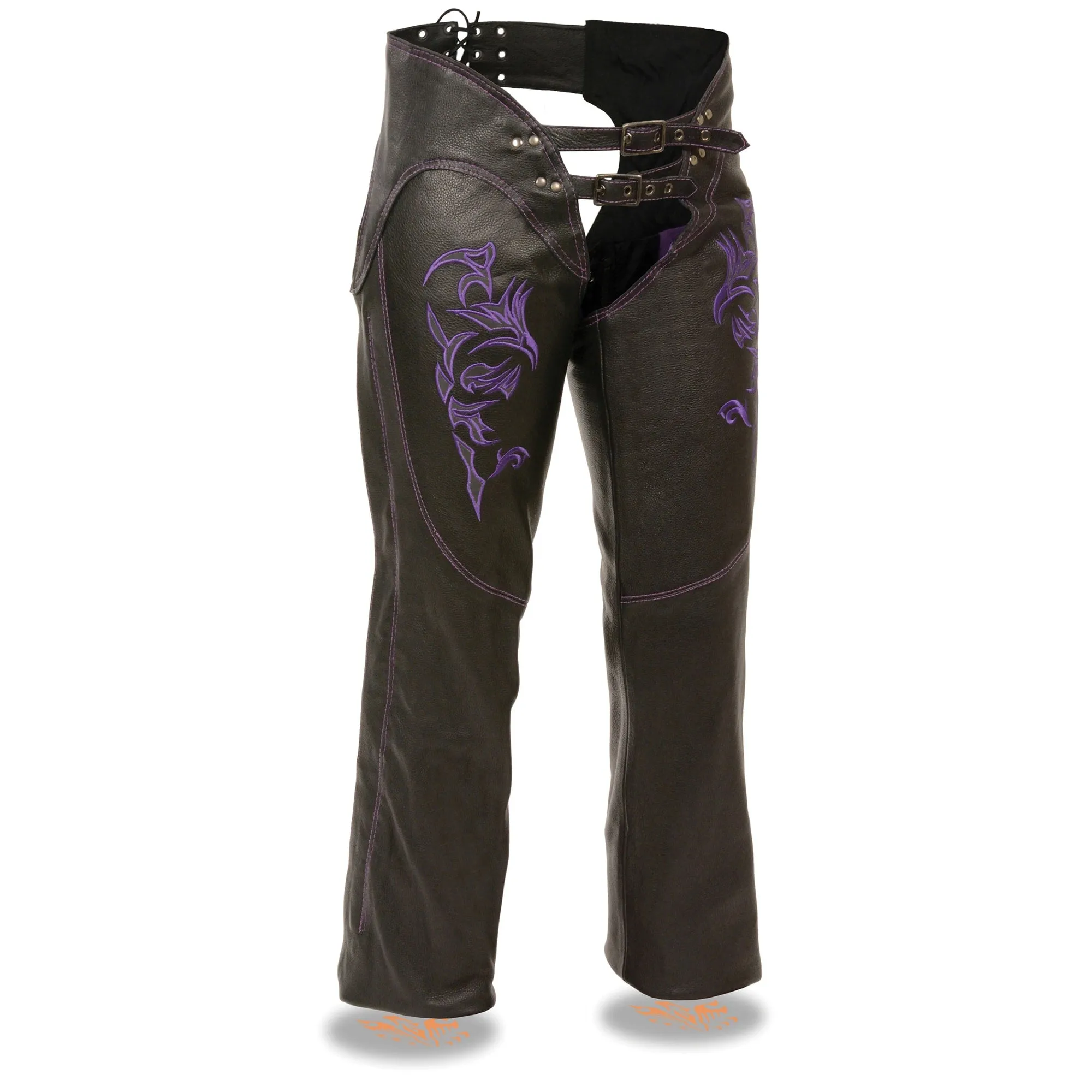 Women’s Chap w/ Reflective Tribal Embroidery