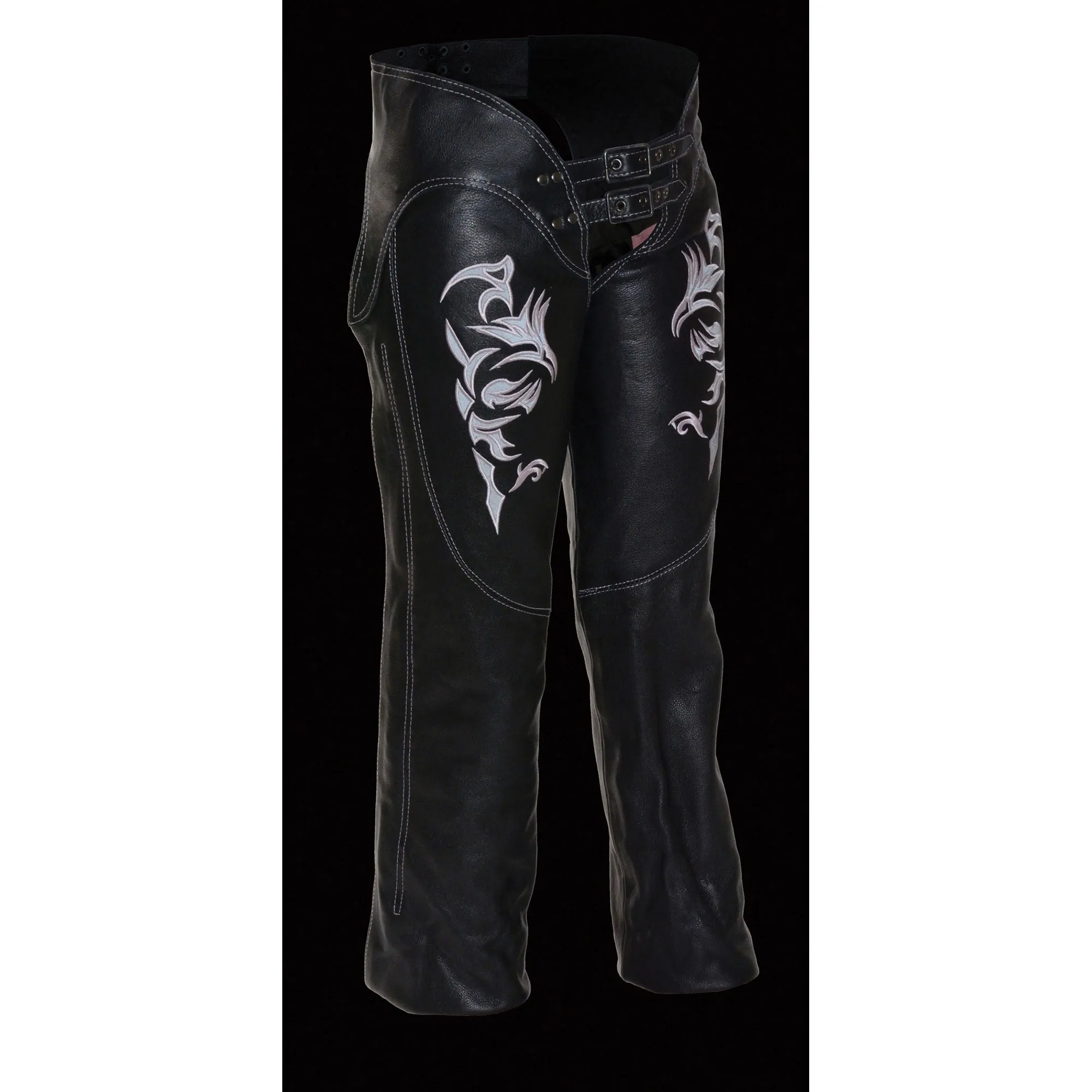 Women’s Chap w/ Reflective Tribal Embroidery