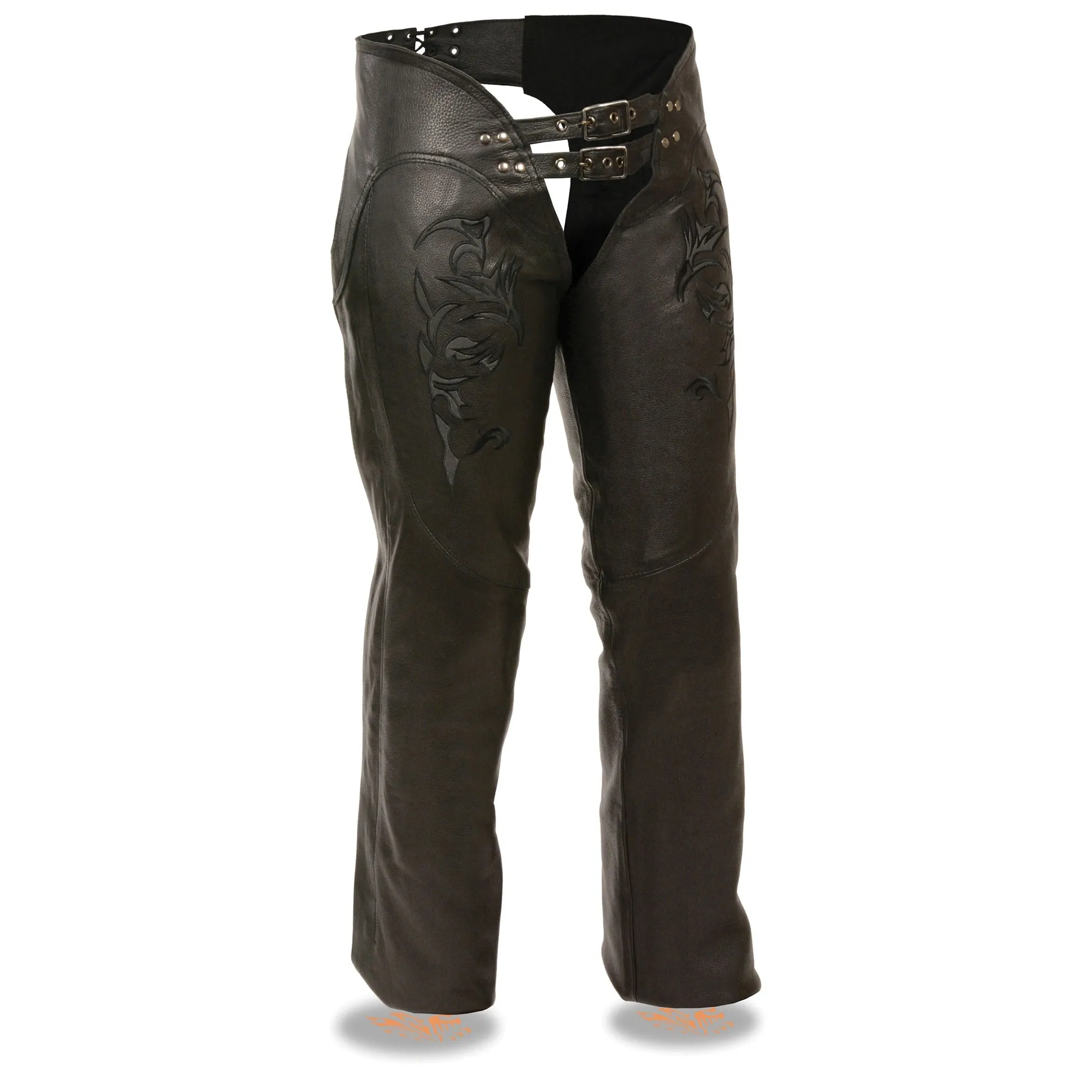Women’s Chap w/ Reflective Tribal Embroidery