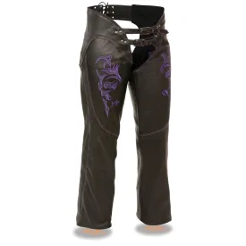 Women’s Chap w/ Reflective Tribal Embroidery