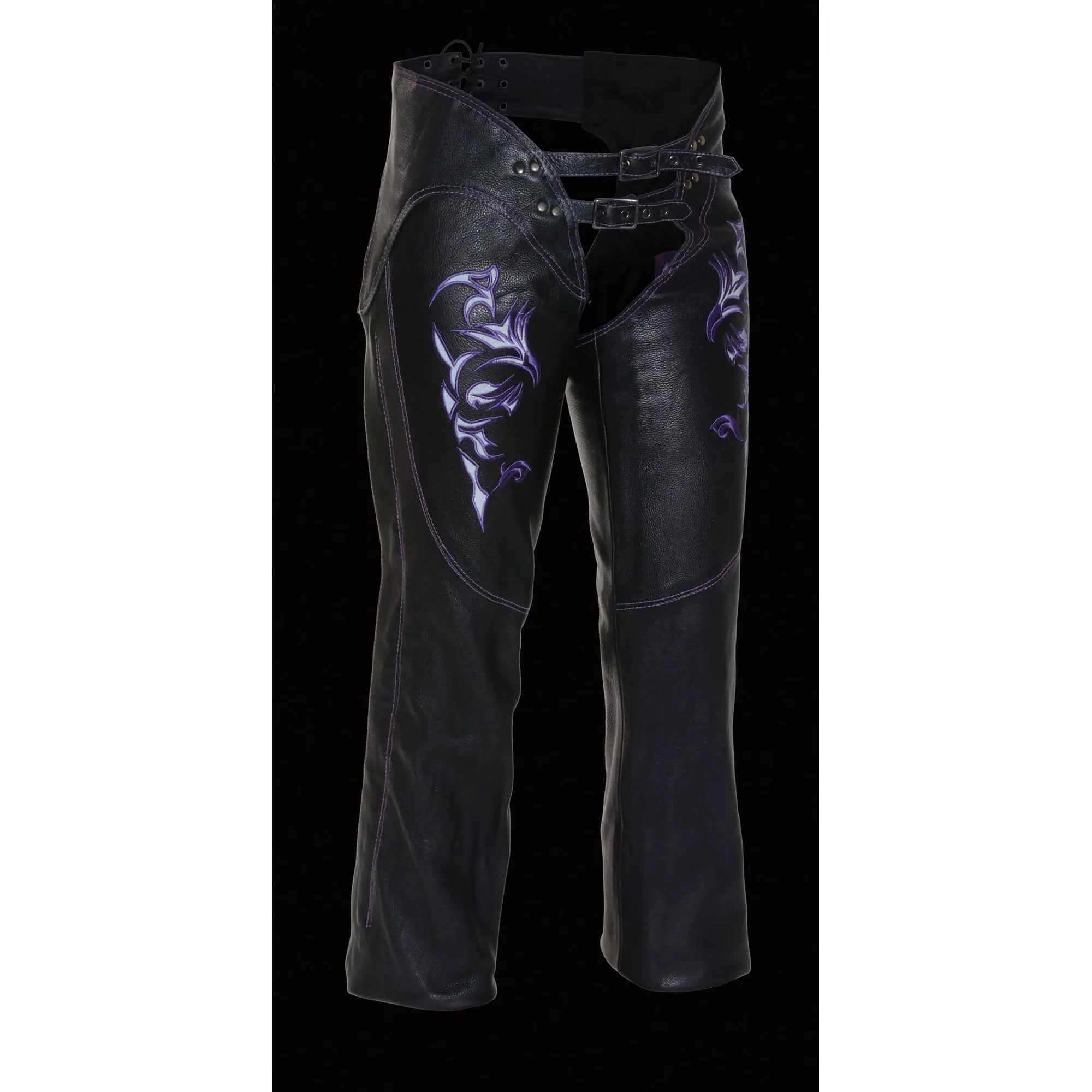 Women’s Chap w/ Reflective Tribal Embroidery