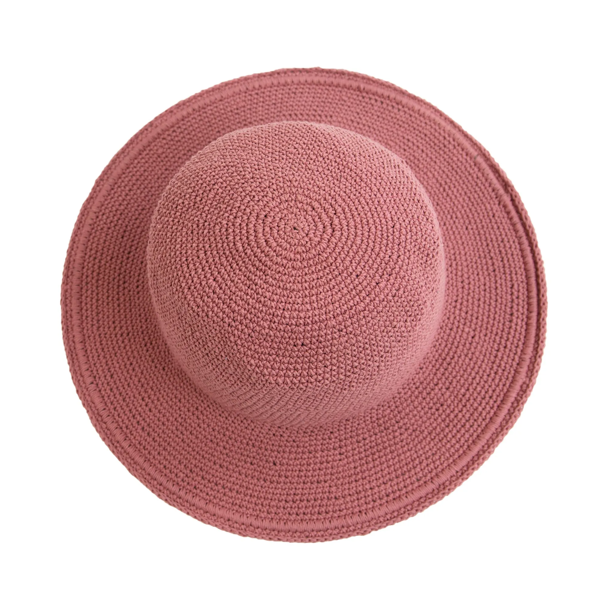 Women's Crocheted Brim Hat