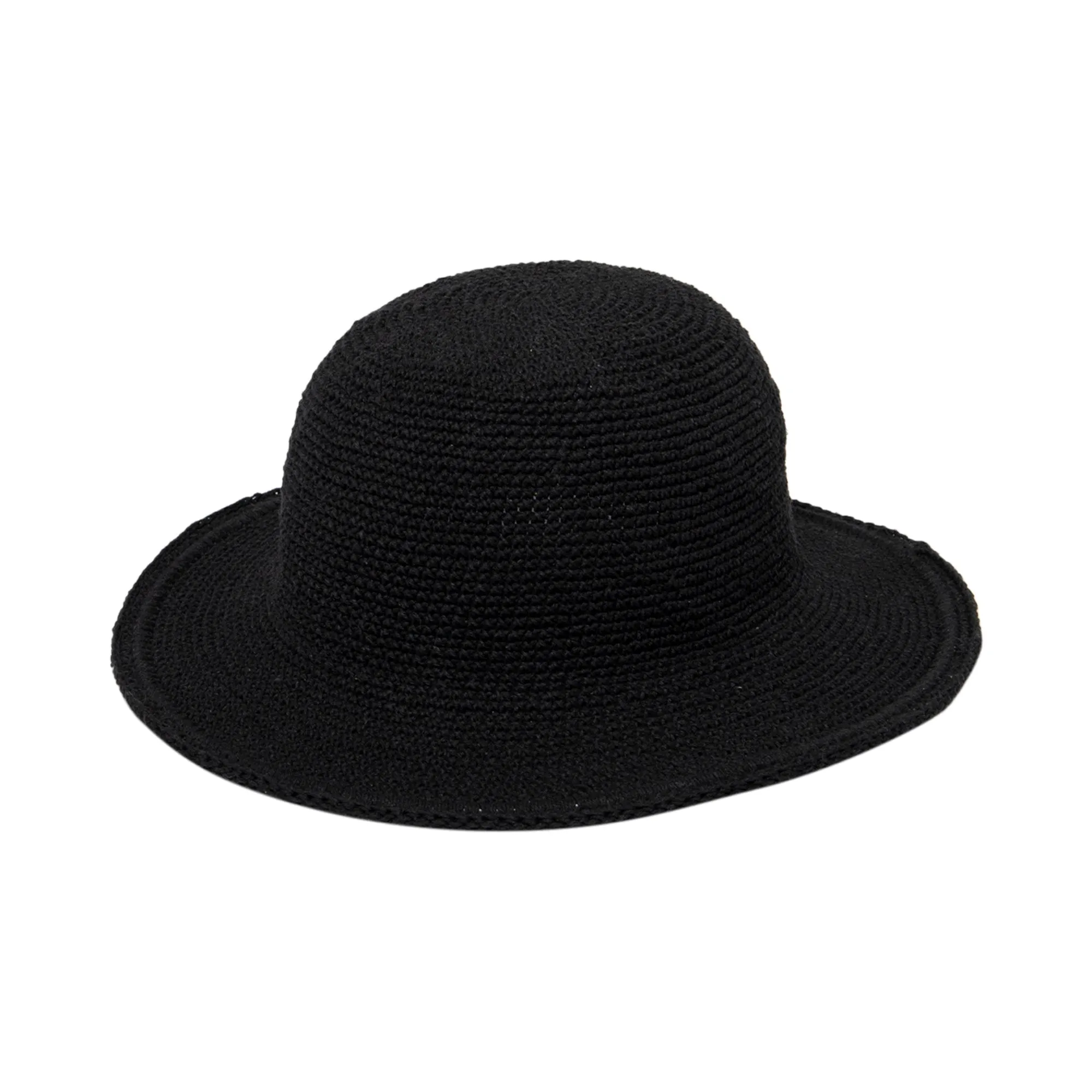 Women's Crocheted Brim Hat
