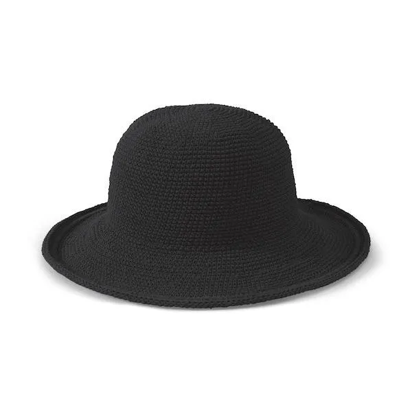 Women's Crocheted Brim Hat