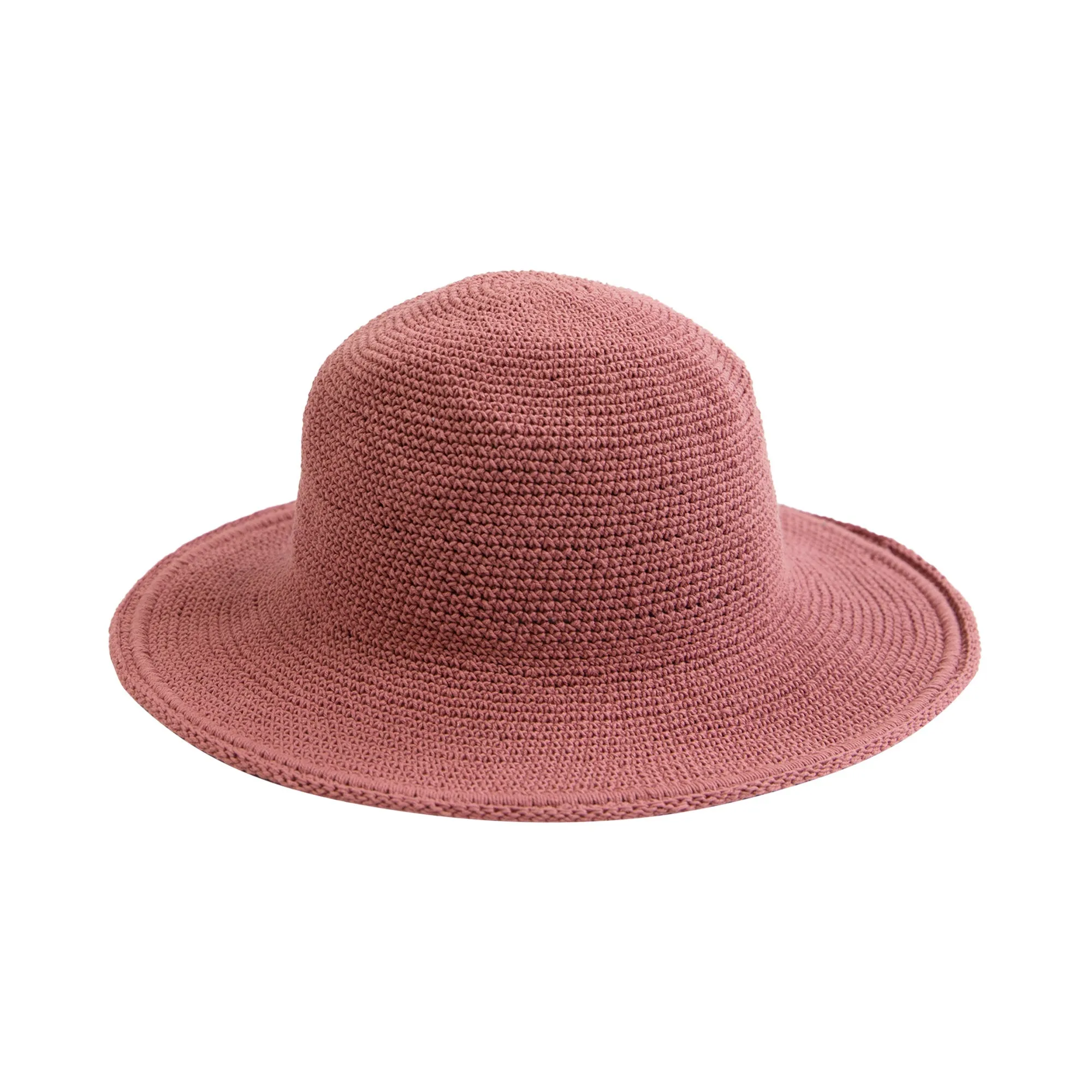 Women's Crocheted Brim Hat