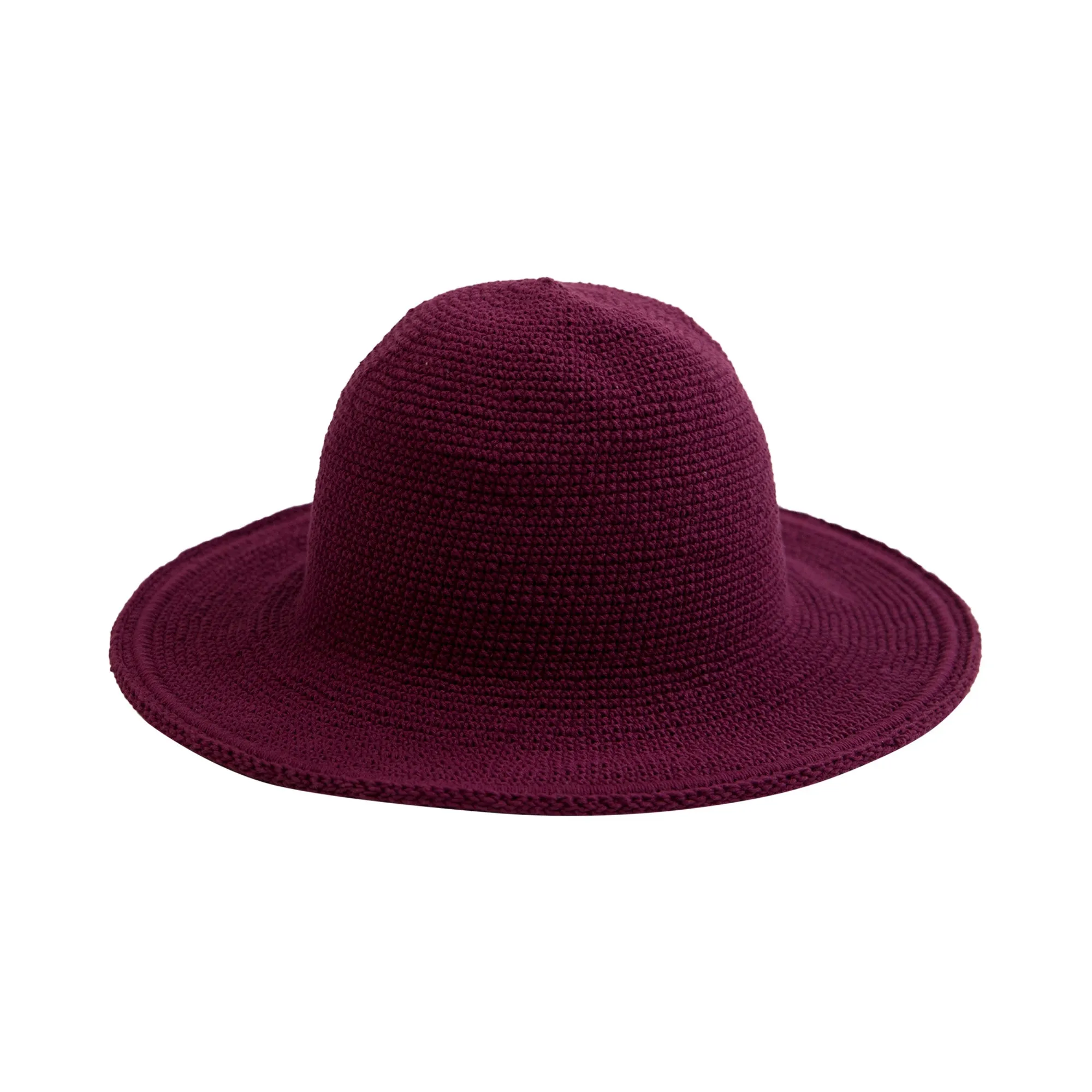 Women's Crocheted Brim Hat