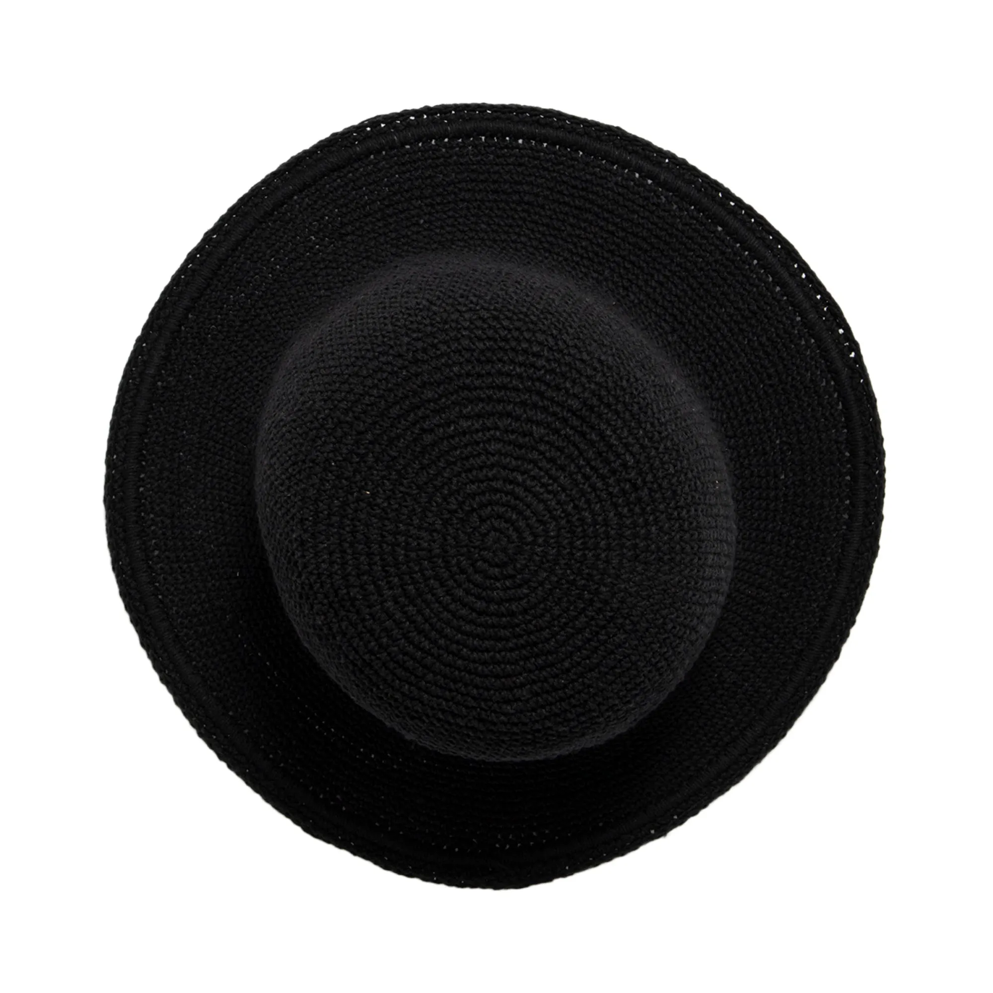 Women's Crocheted Brim Hat
