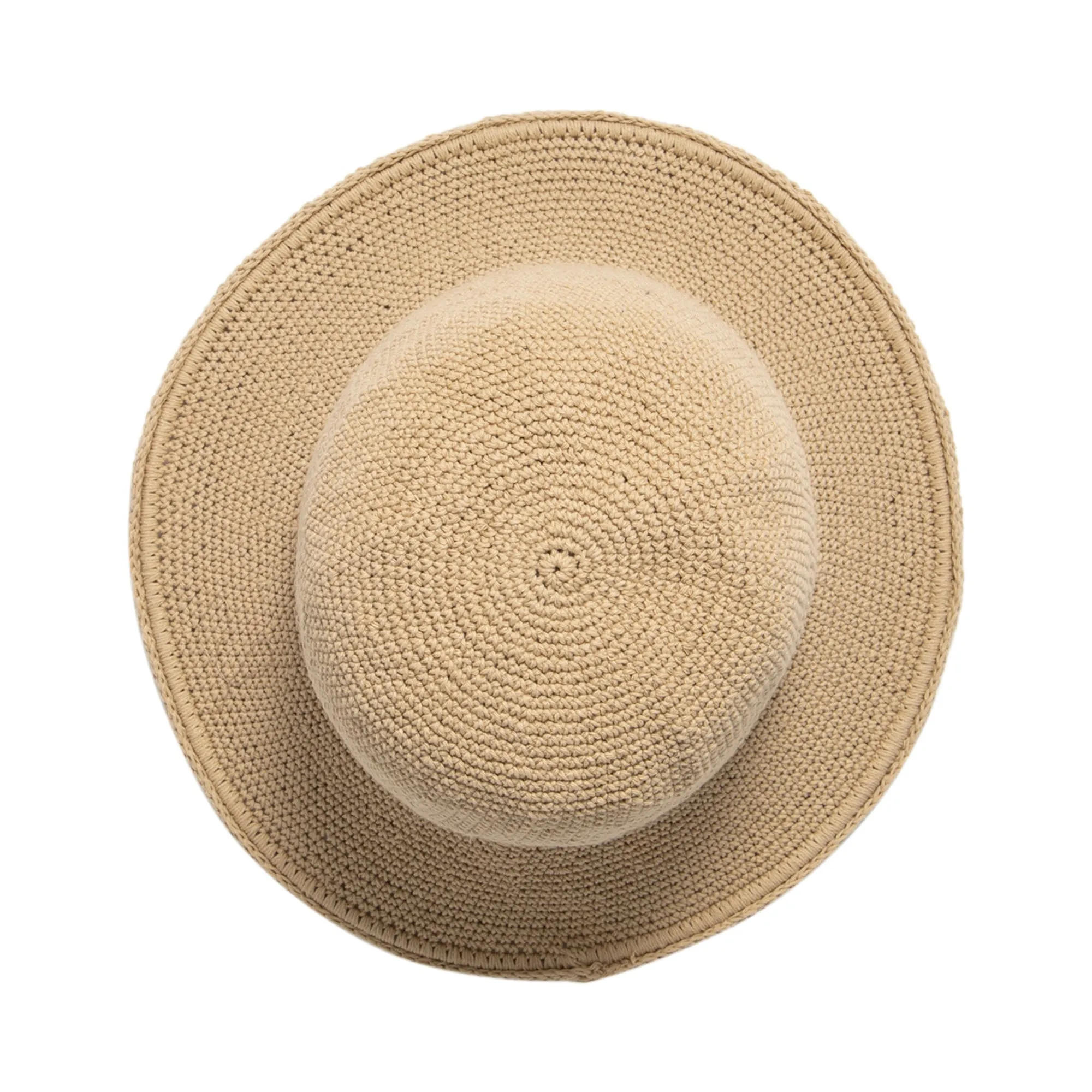 Women's Crocheted Brim Hat