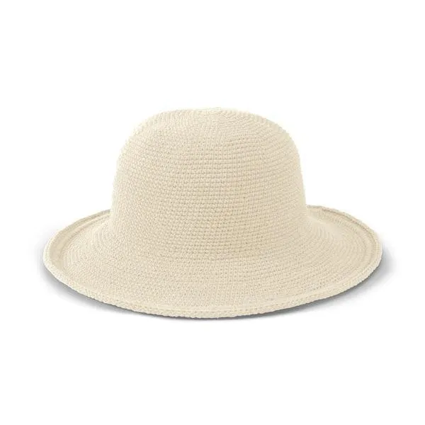 Women's Crocheted Brim Hat