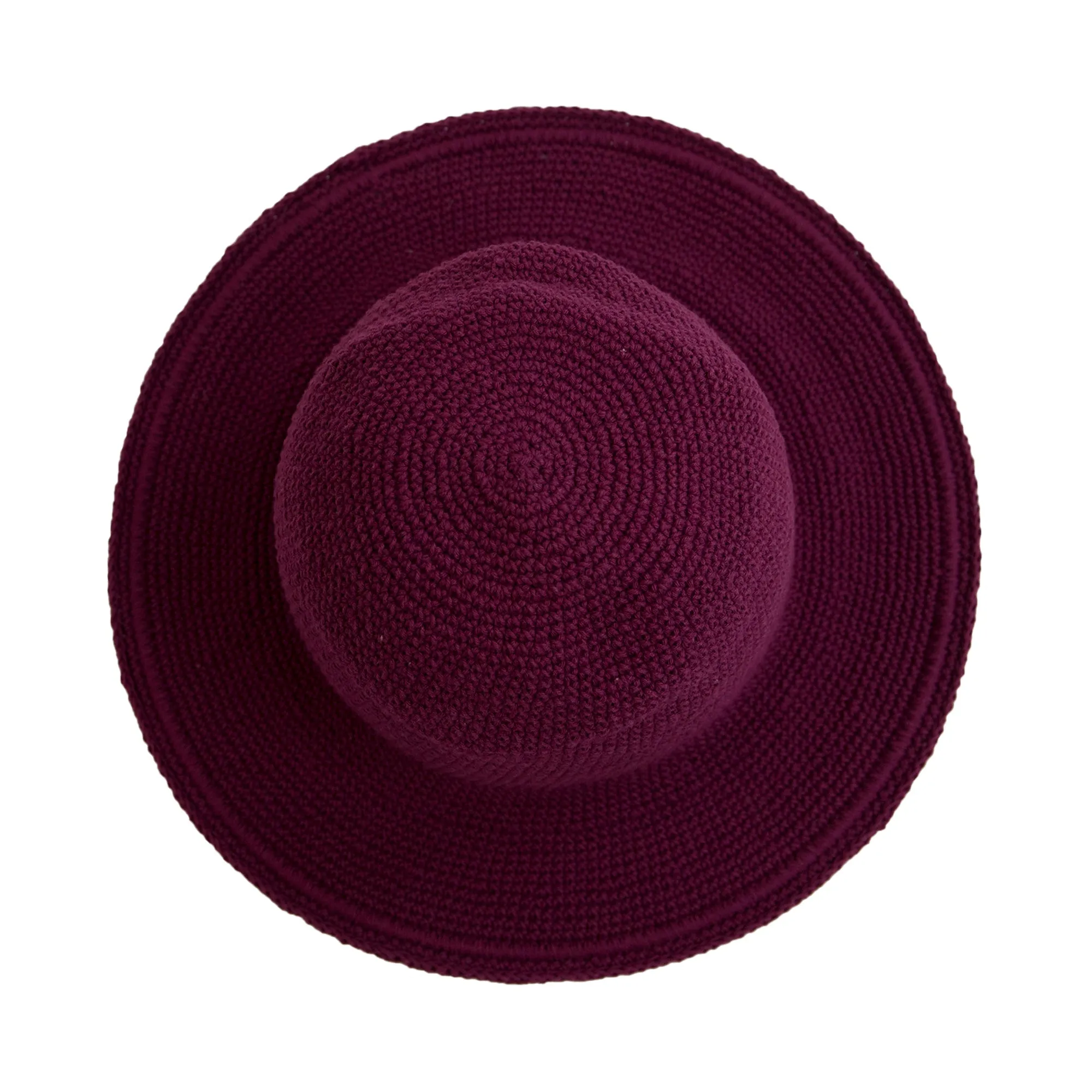 Women's Crocheted Brim Hat