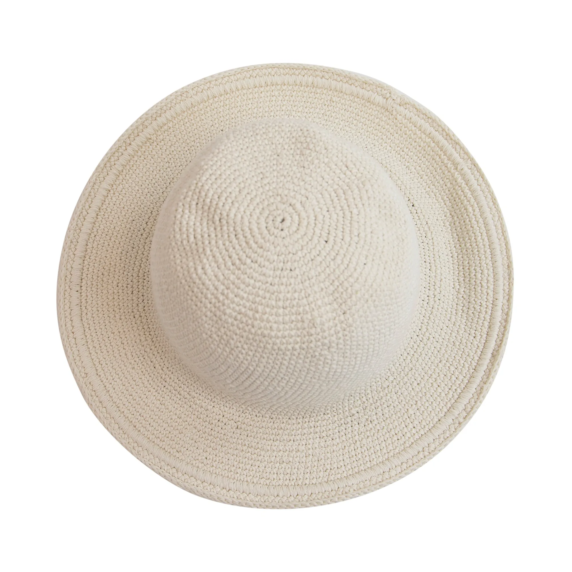 Women's Crocheted Brim Hat