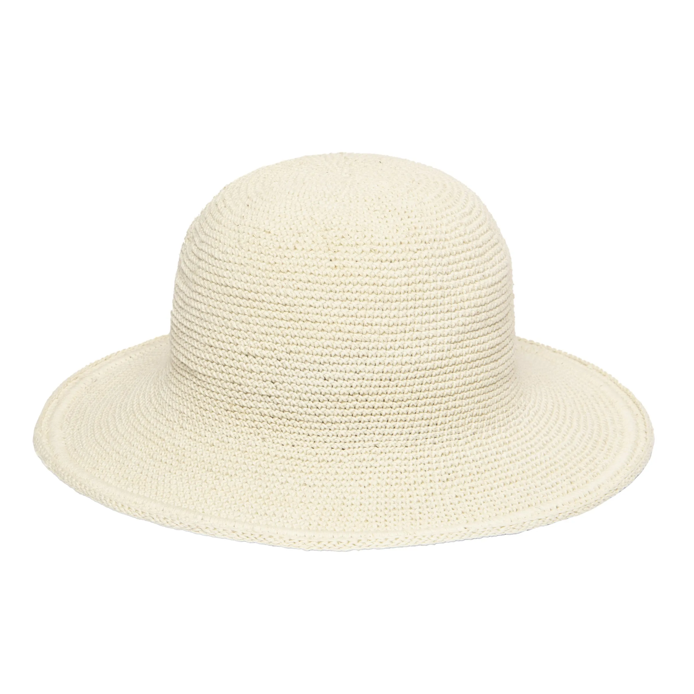 Women's Crocheted Brim Hat
