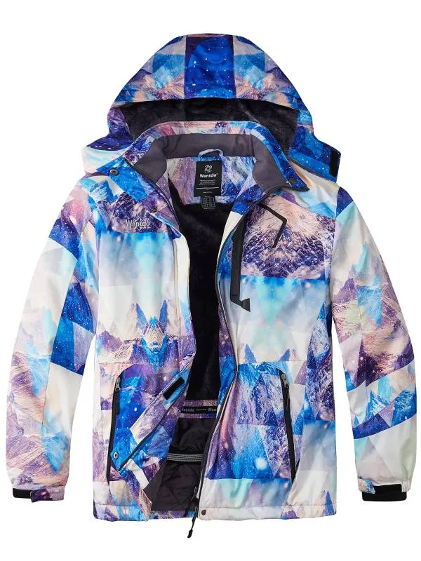 Women’s Plus Size Waterproof Ski Jacket Warm Winter Snow Coat Mountain Raincoat Atna Plus