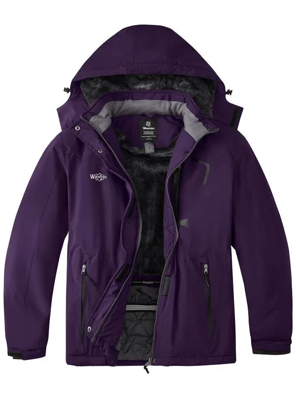 Women’s Plus Size Waterproof Ski Jacket Warm Winter Snow Coat Mountain Raincoat Atna Plus