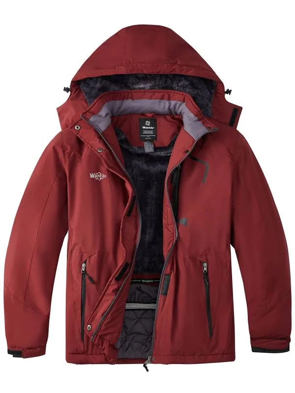 Women’s Plus Size Waterproof Ski Jacket Warm Winter Snow Coat Mountain Raincoat Atna Plus