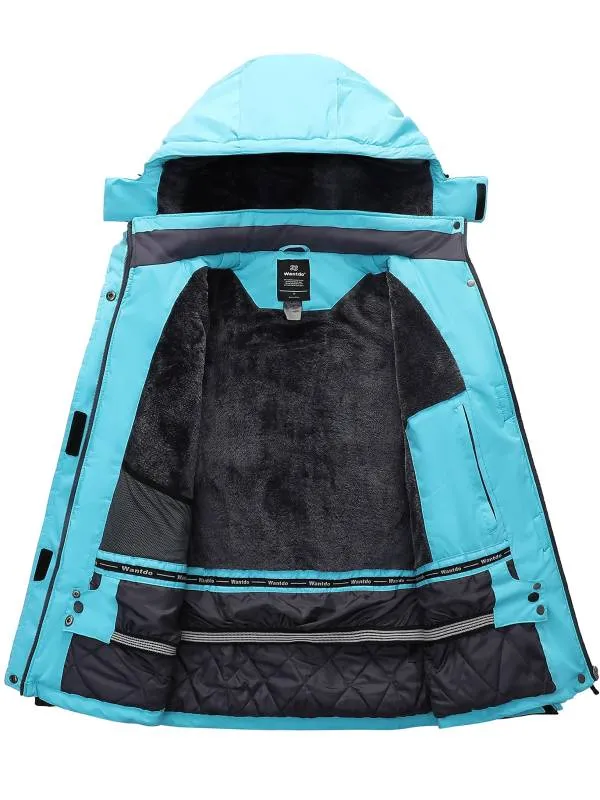 Women’s Plus Size Waterproof Ski Jacket Warm Winter Snow Coat Mountain Raincoat Atna Plus